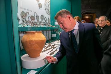 Emiliano garcía Page en la inauguración de Atémpora en Siguenza en el año 2022. Archivo GD. Atempora Sigüenza Inauguración page