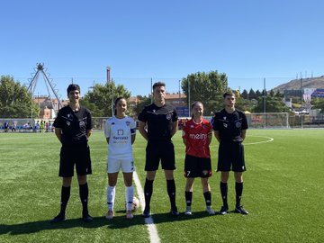 Sorteo de campos en el Deportivo Guadalajara-Salamanca femenino Foto Salamanca C.F. F. 