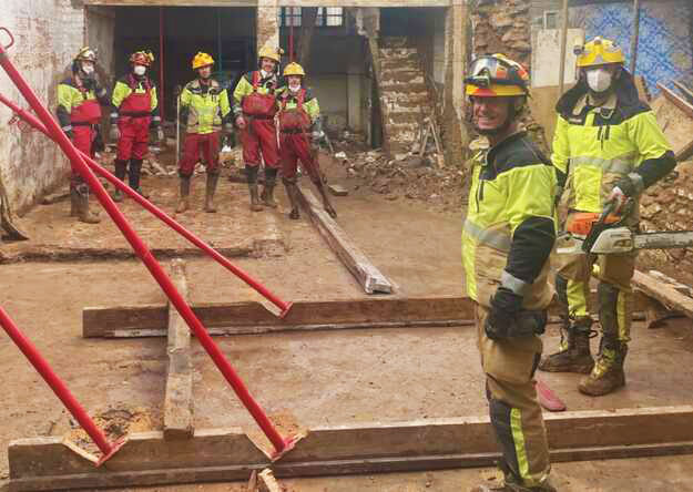 DANA Actuación bomberos CEIS Massanassa