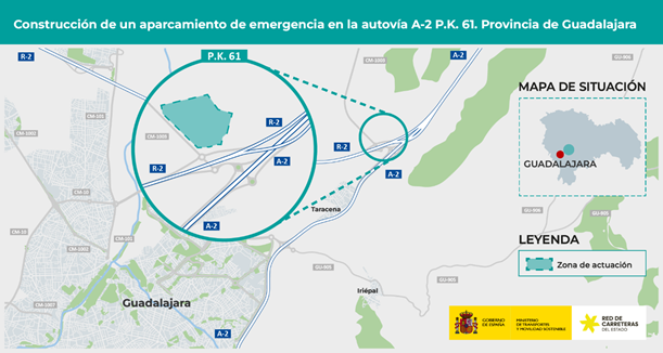 mapa situacion aparcamiento emergencia 