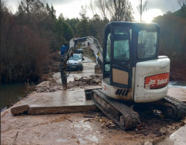 obras por dana diputación guadalajara enero 2025