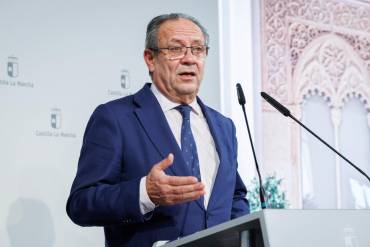 Ruiz Molina en su comparecencia de hoy/ JCCM ruiz molina