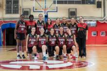 Jugadoras del conjunto rojinegro. Foto: BAZU Azudense. BAZU 1