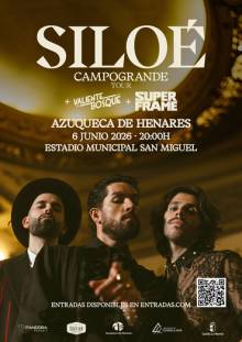 Cartel del concierto de Siloé en Azuqueca. SILOÉ 1