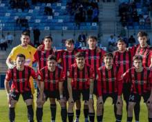 El equipo rojinegro no pudo puntuar. Foto: CD Azuqueca. Azu 1