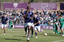 El jugador celebra su último gol con el Dépor. Foto: Eduardo Bonilla. DSF3847 2