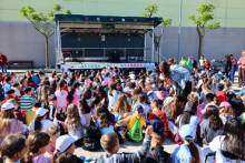 Fiesta para los estudiantes. Foto: Ayto de Quer. Libros 1