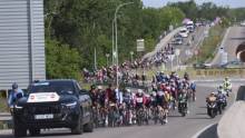Ciclistas por las carreteras alcarreñas. Foto: Alovera en Red. marcha4 1
