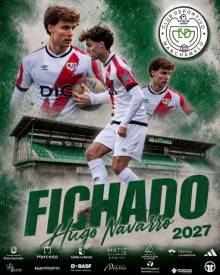 Navarro, anunciado ya en la web gallarda. Foto: CD Marchamalo. Hugo Navarro 1