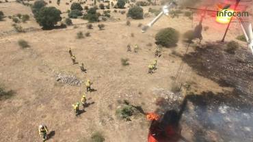 Foto: Infocam. Sienes incendio 13-7-26 Infocam