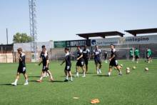La plantilla morada ya se ejerecita. Foto: CD Guadalajara. EntreDepor 1