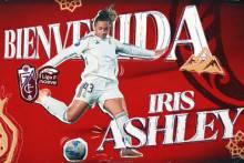 Bienvenida a Iris Ashley en la web granadina. Foto: granadacf.es Iris 1
