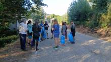 Voluntarios que participaron en la jornada. Foto: Asociación Amigos. Basura2 1
